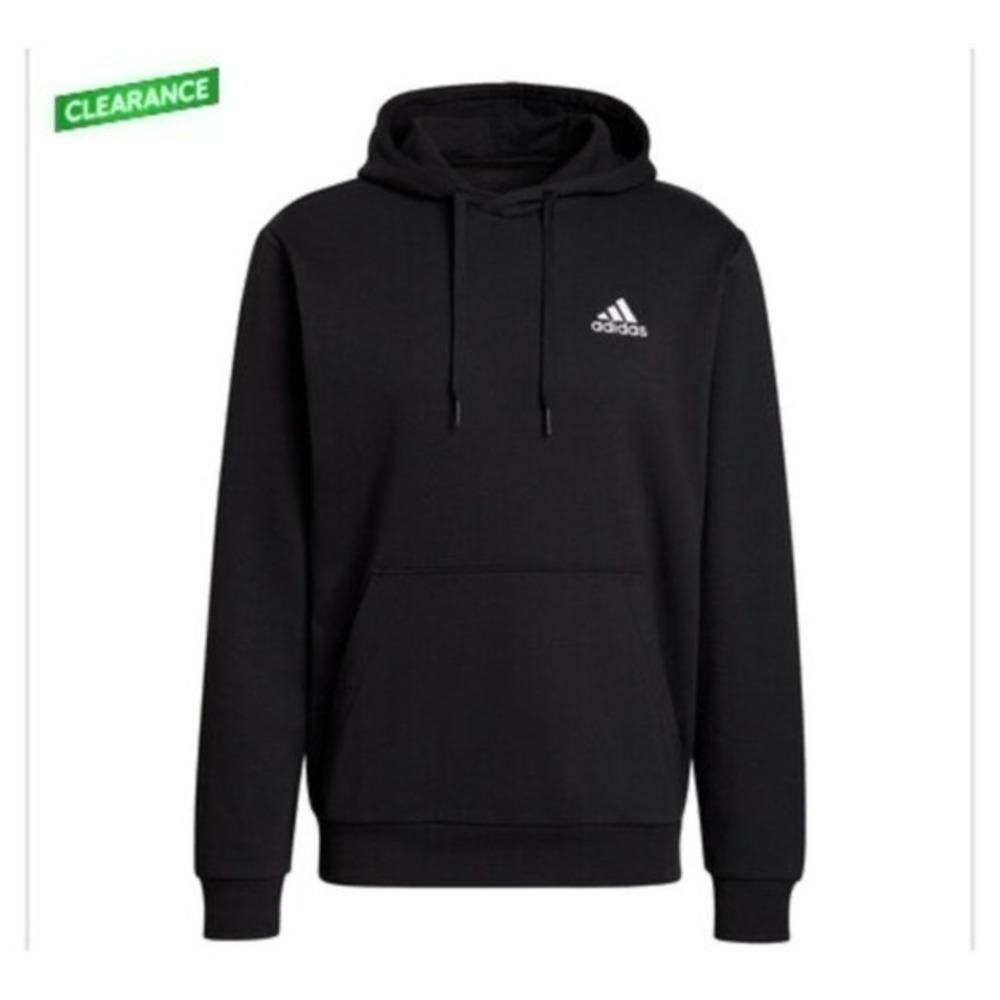 Adidas Men's Cozy Pullover Hoodie – Black – Size Large – NWT